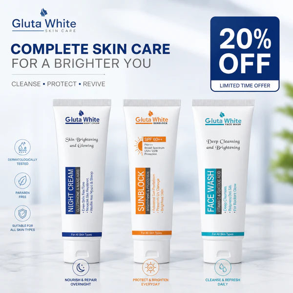 GlutaWhite Premium Skin Brightening & Care Kit ✨